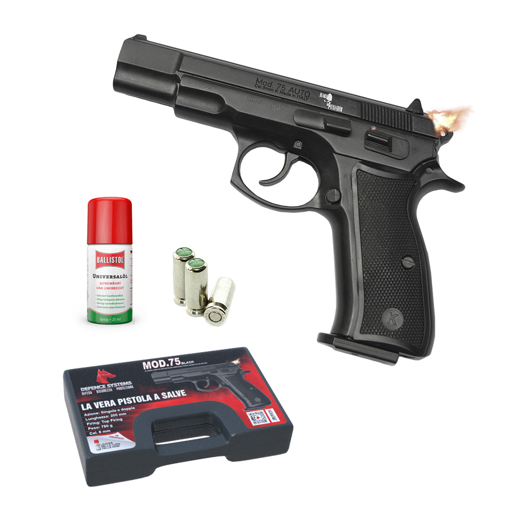 HARD PUNISHER 420.002 75 Pistola a salve - Nero