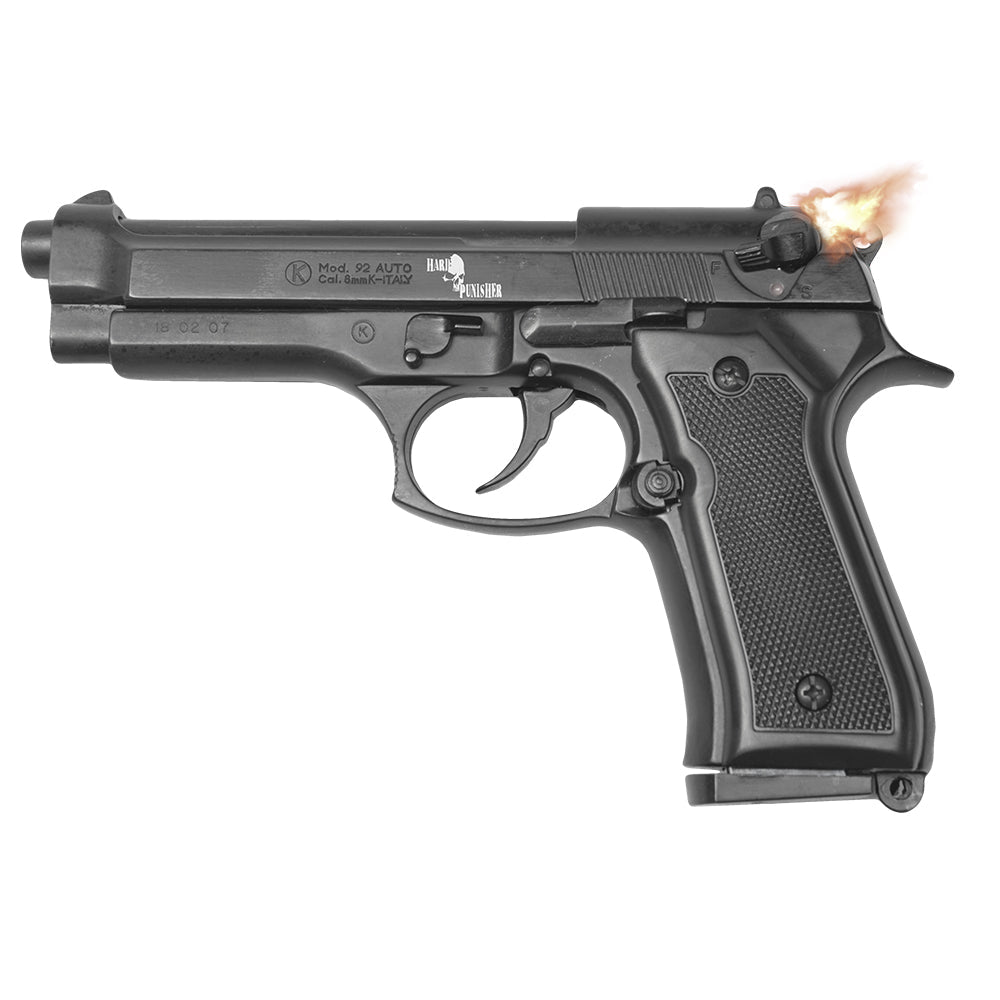 HARD PUNISHER 420.001 Pistola a salve P92 - Nero