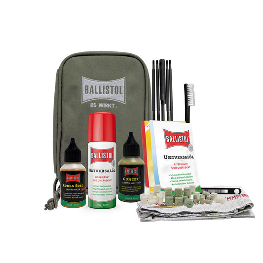 BALLISTOL - Kit da viaggio manutenzione armi 44 pz