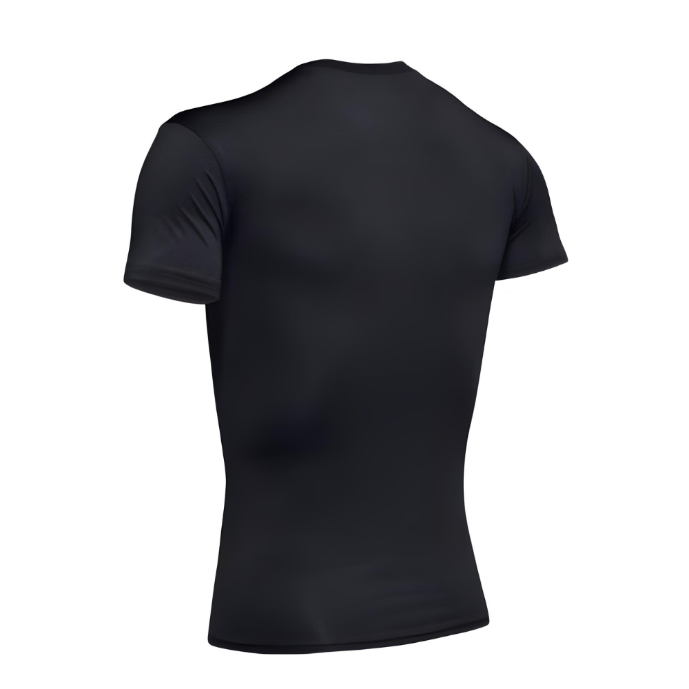Maglia UNDER ARMOUR manica corta nera - THERMOCOMP retro