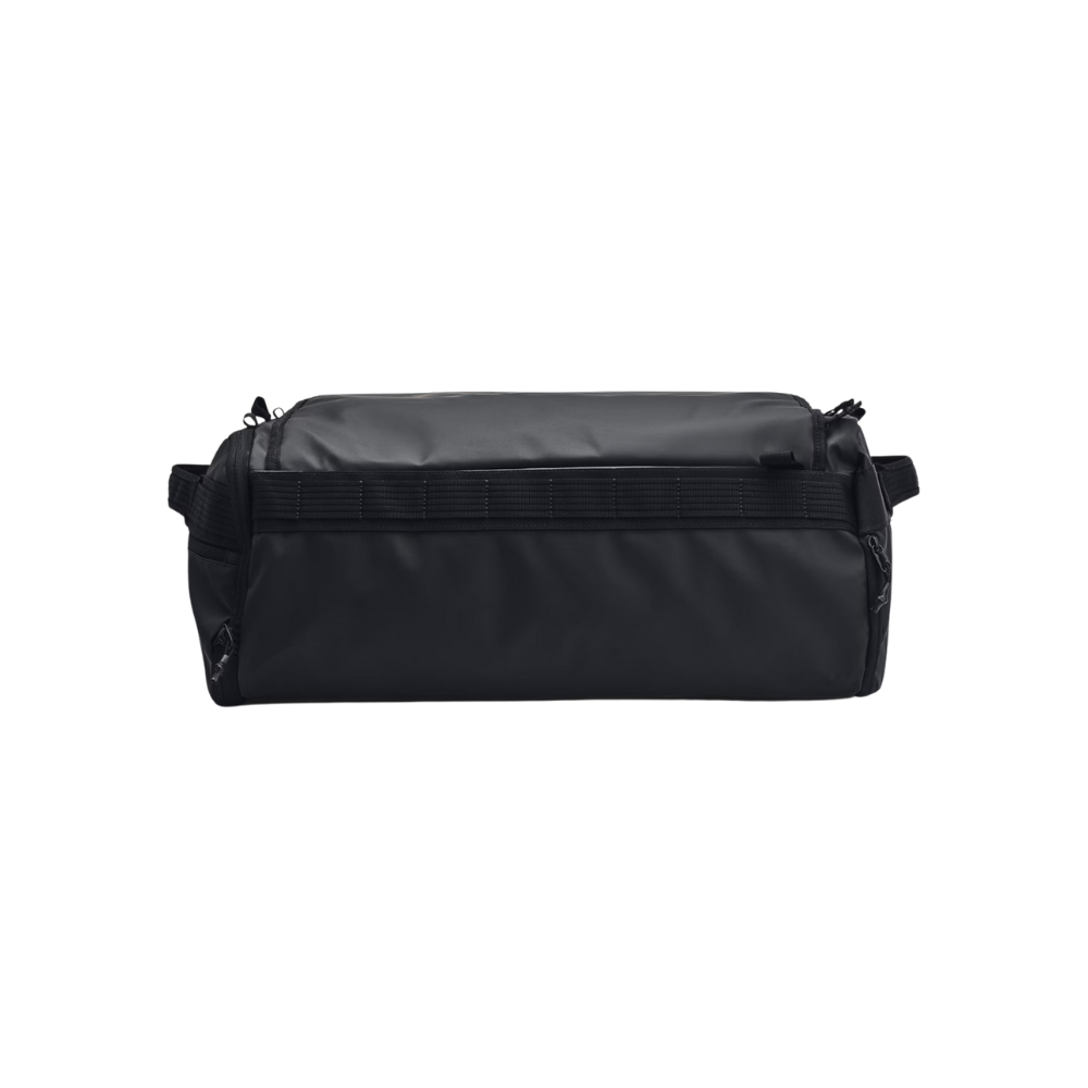 Zaino UNDER ARMOUR tattico nero - TROOPER TRAVEL DUFFEL retro.