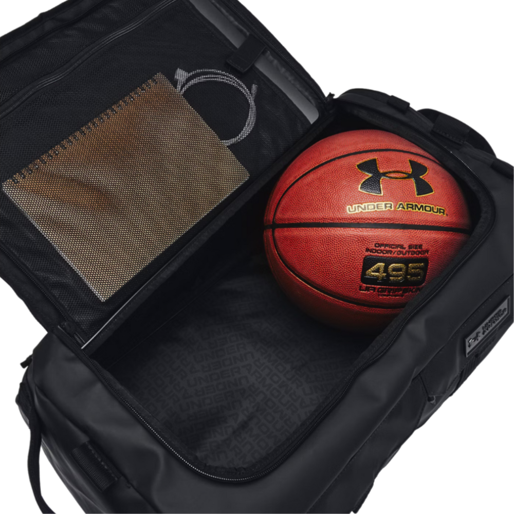Zaino UNDER ARMOUR tattico nero - TROOPER TRAVEL DUFFEL tasche interne